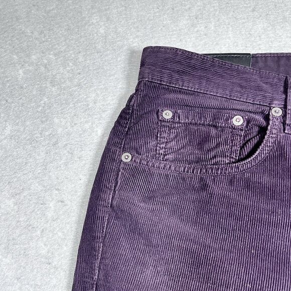 J BRAND Pants Mens Size 33 Purple Kane Slim Straight Leg Cotton Stretch Jeans - Picture 3 of 12